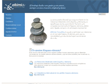 Tablet Screenshot of alkimiaconsulting.com